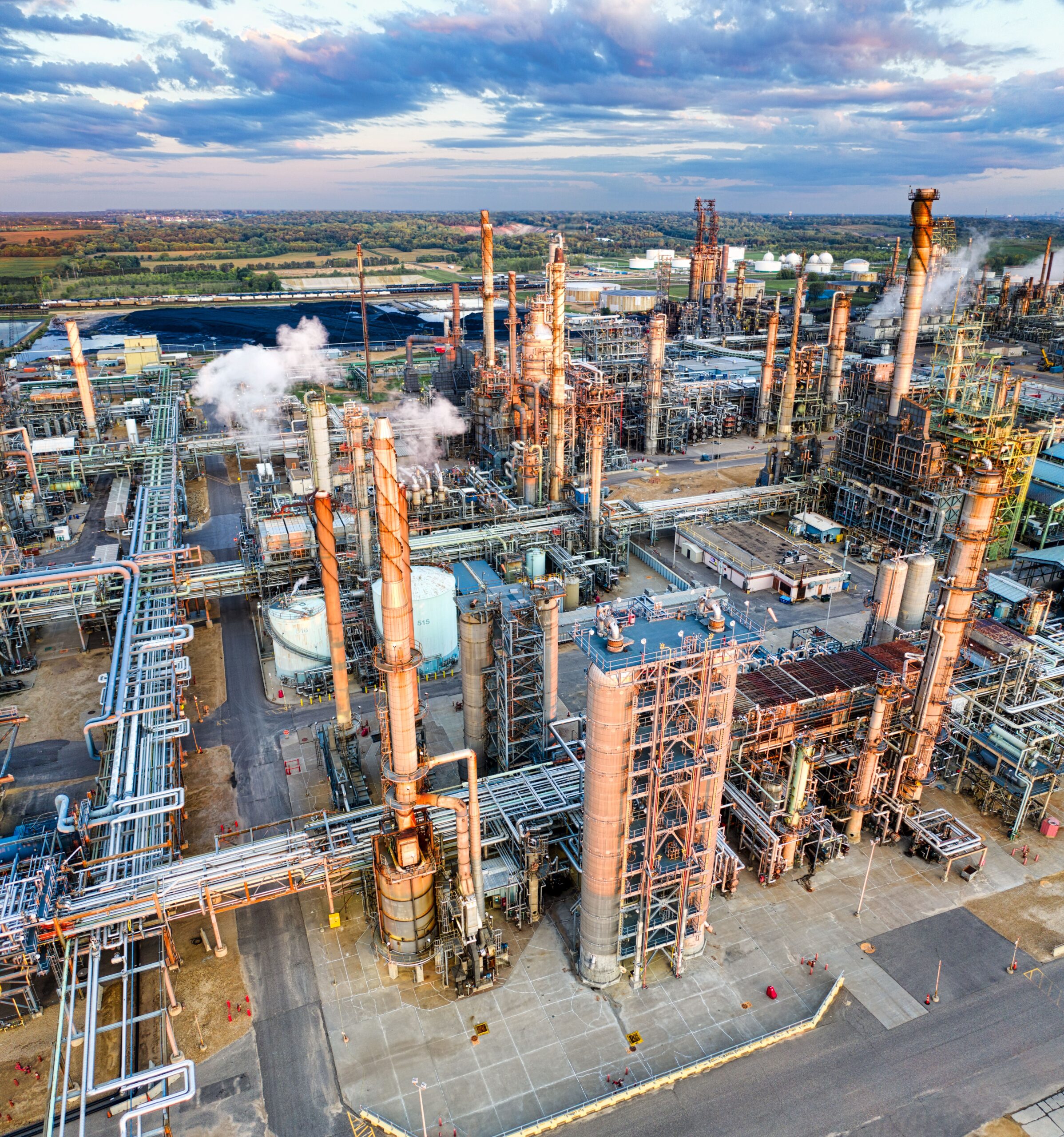 Secteurs d'activité usine chimie pétrochimie